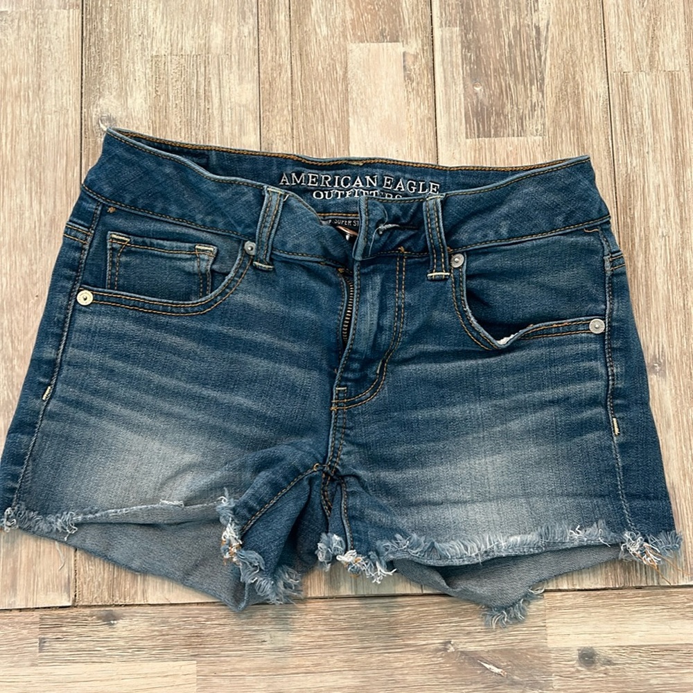 American Eagle AEO DenimX Midi Shorts